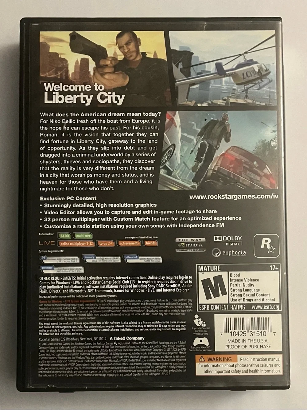 Grand Theft Auto IV PC Game